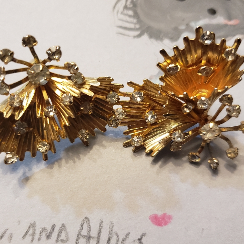 Vintage post earrings
